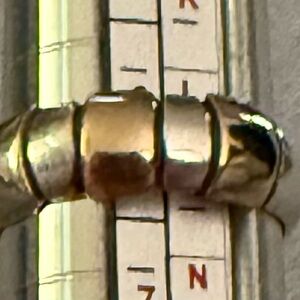 Vintage Retired James Avery Sterling Silver Ring with Gold Accents - Size 6.25